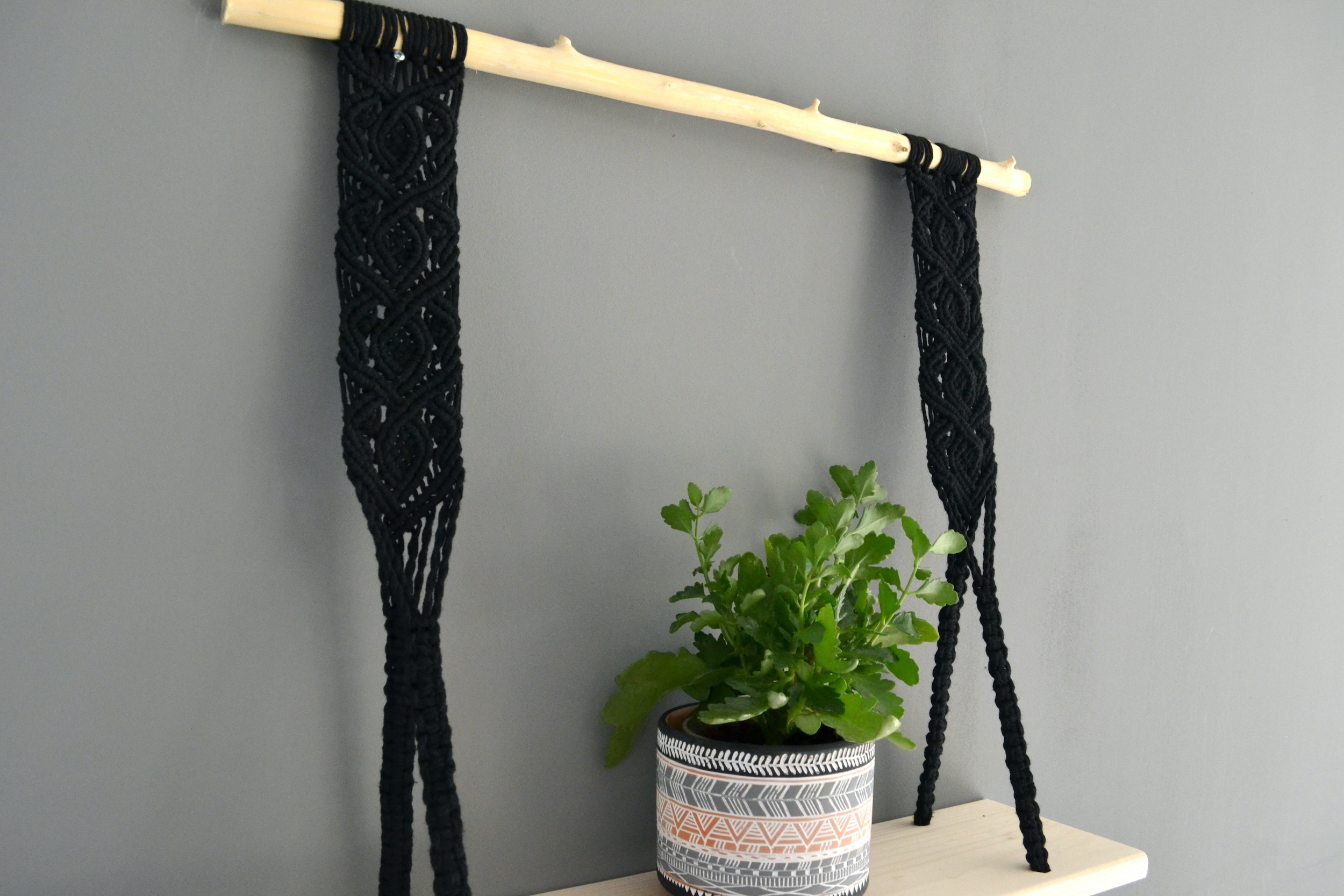 Poliță Macrame