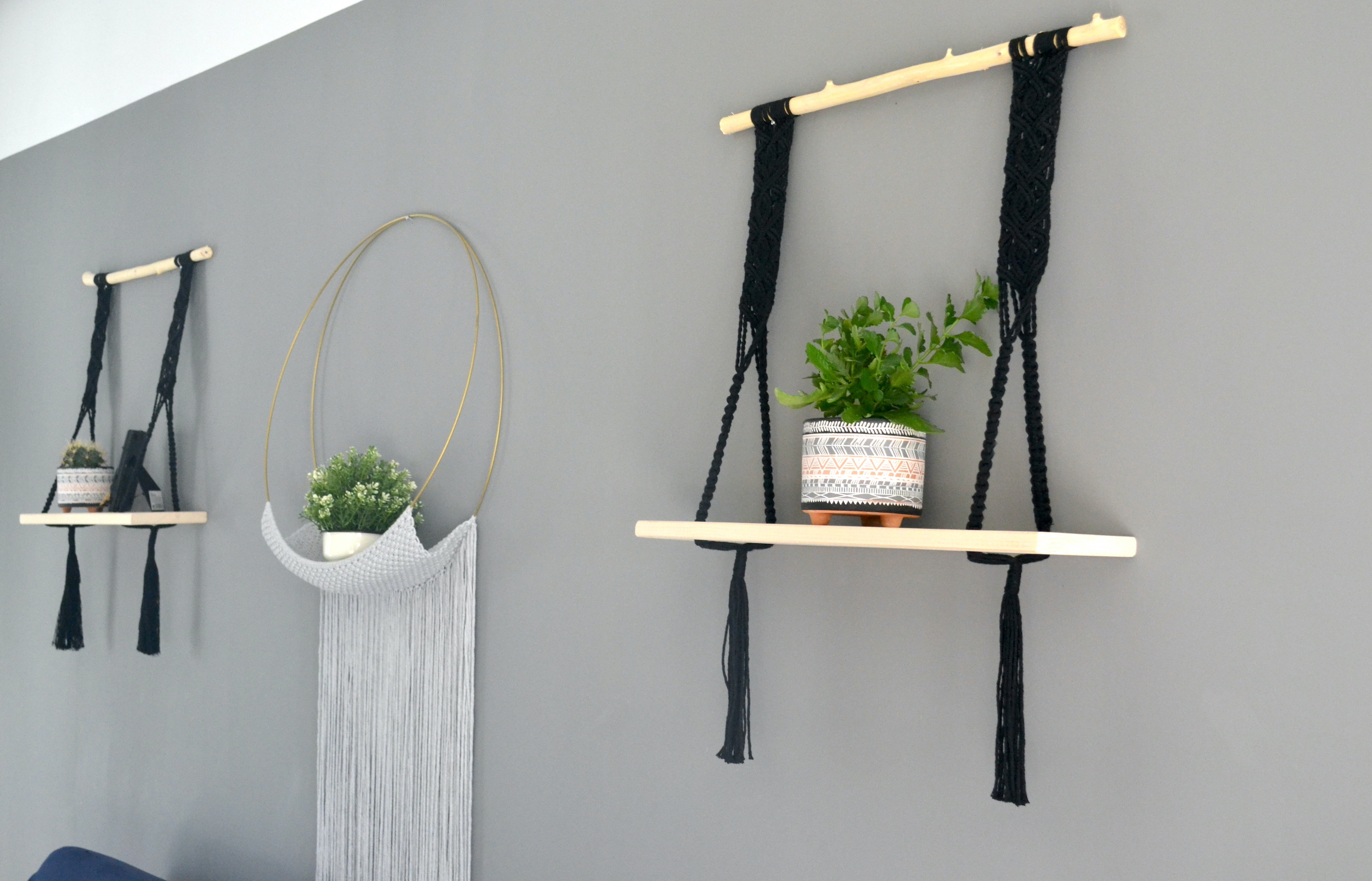 Poliță Macrame