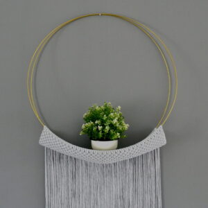 Poliță Macrame Cerc - imagine 2