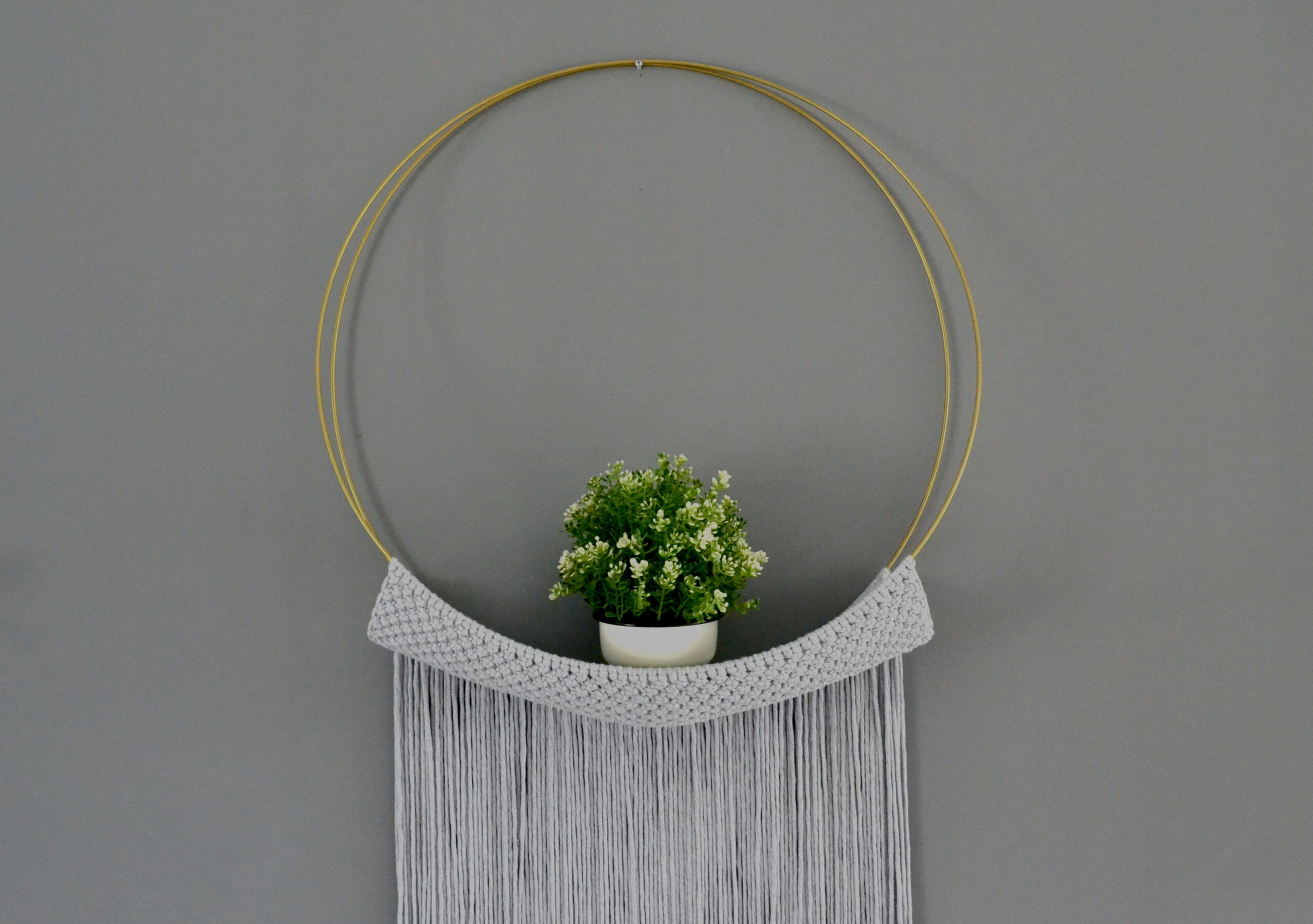 Poliță Macrame Cerc