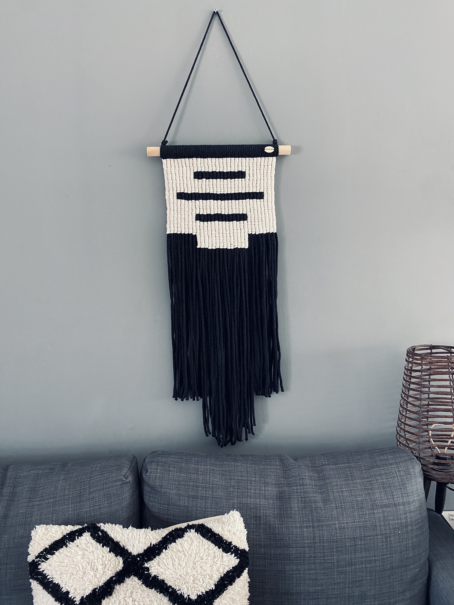 Macrame Black & White