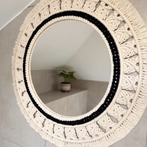 Oglindă Macrame Boho - imagine 2