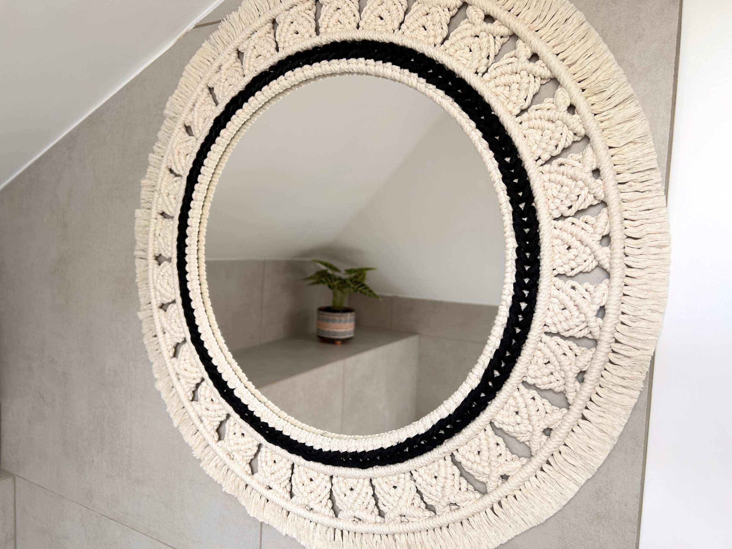 Oglindă Macrame Boho