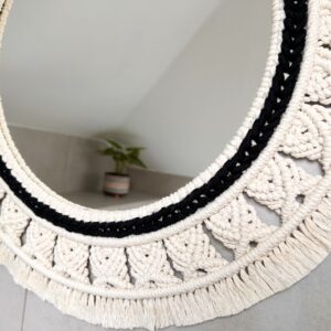 Oglindă Macrame Boho - imagine 3