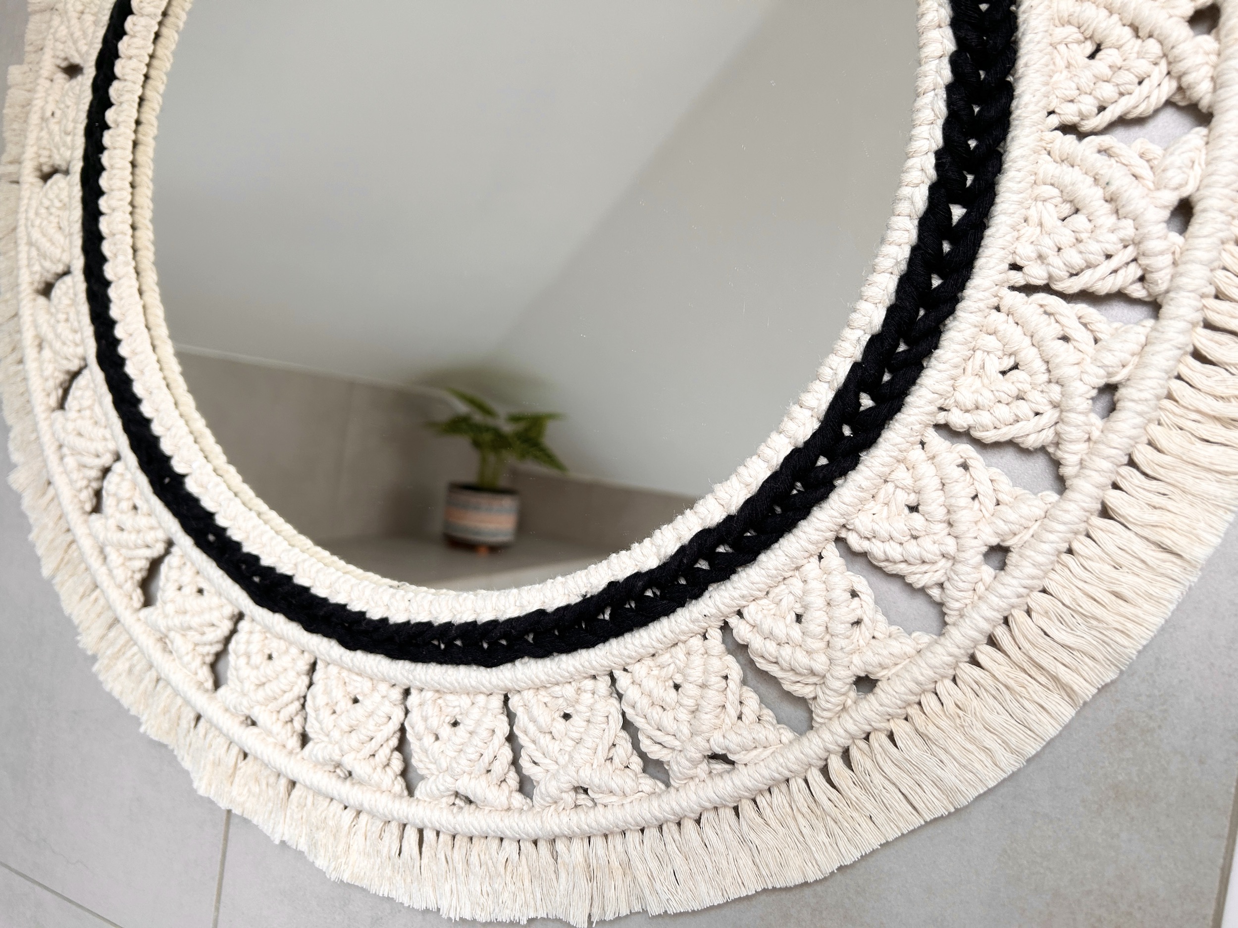 Oglindă Macrame Boho
