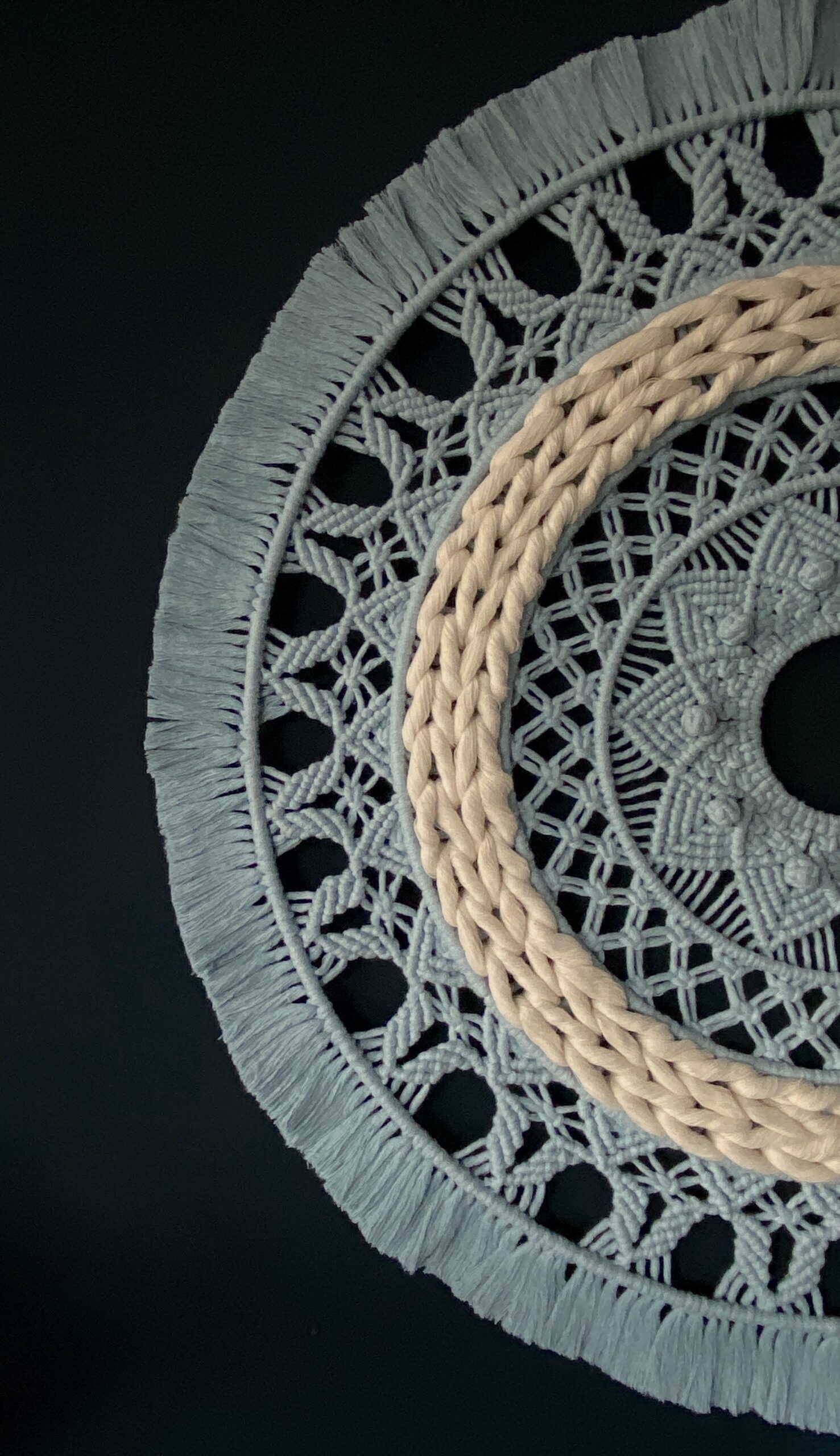 Macrame cerc