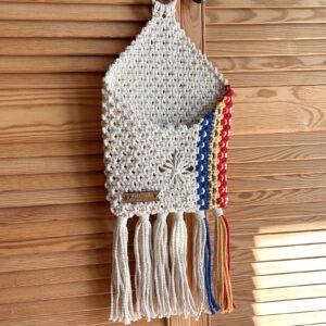 Organizator Macrame Tricolor