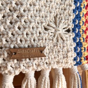Organizator Macrame Tricolor - imagine 3