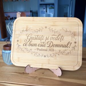 Tocător Decorativ din Bambus