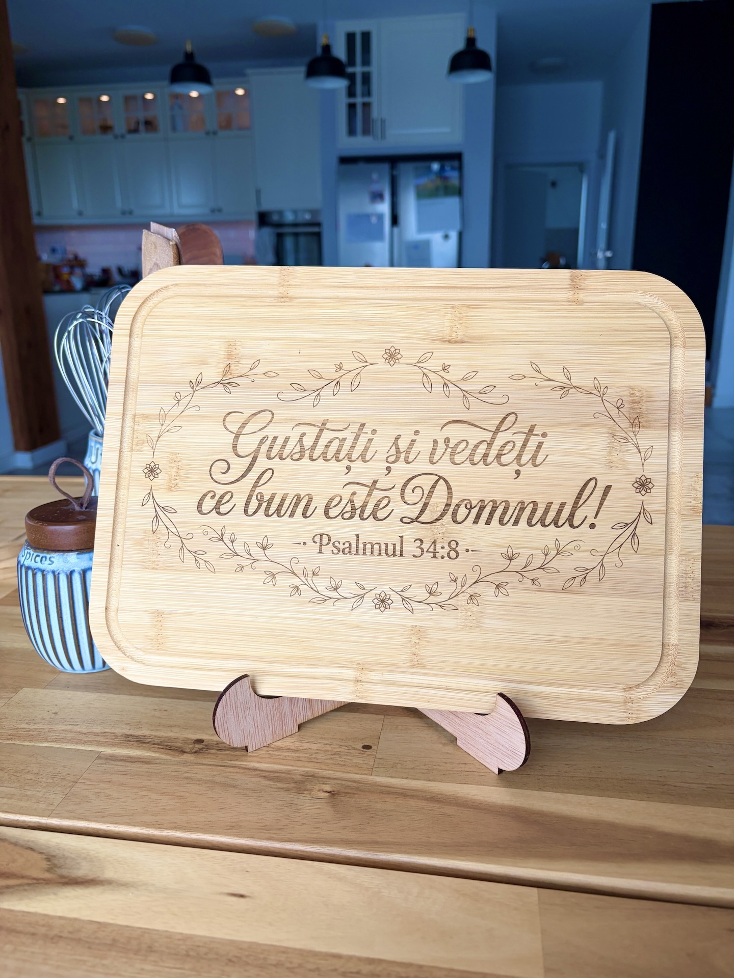 Tocător Decorativ din Bambus