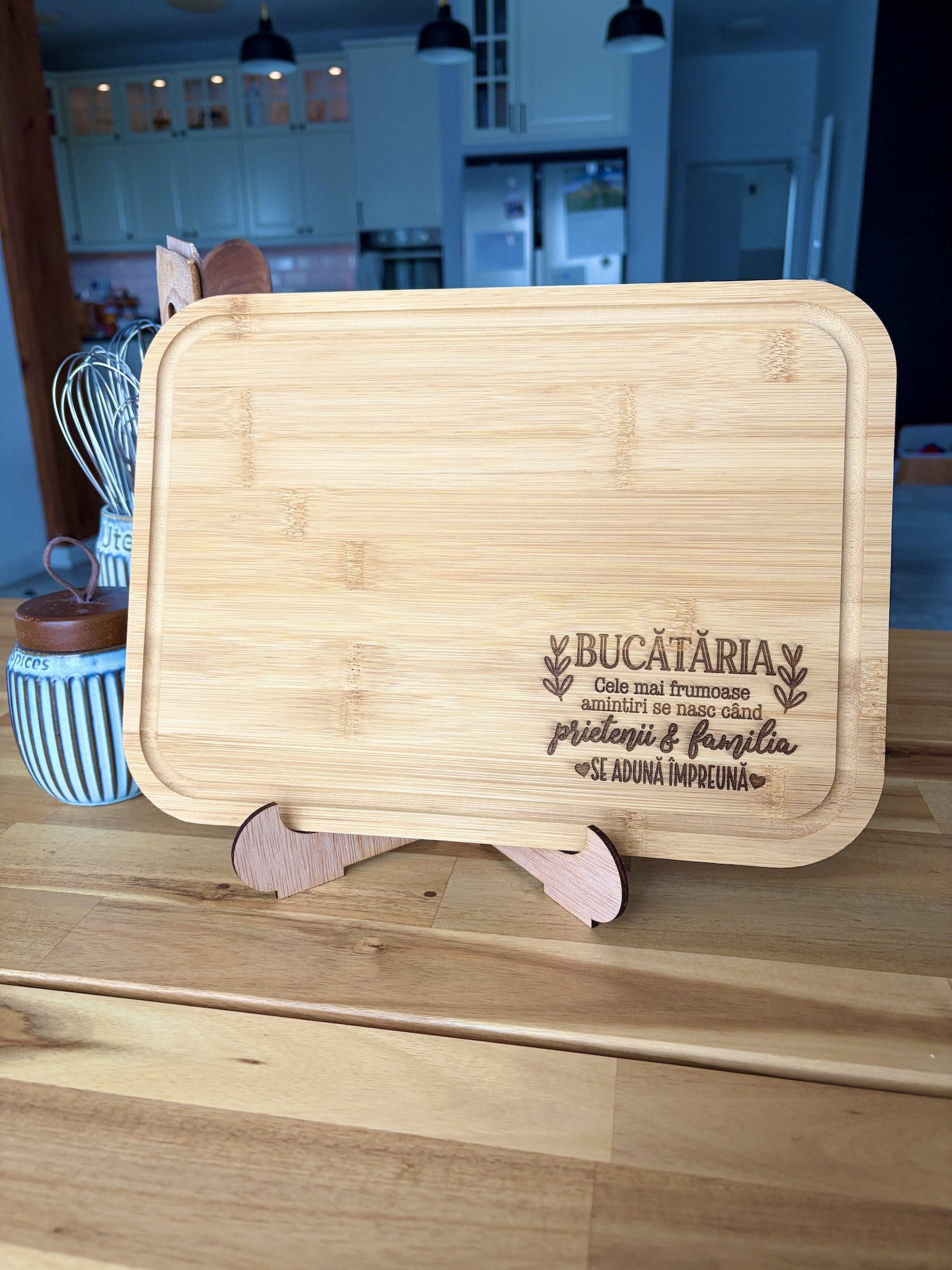 Tocător Decorativ din Bambus