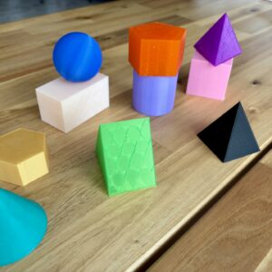 Set Didactic 10 Corpuri Geometrice 3D